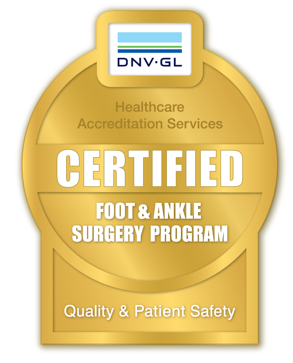 Gold Seal - DNV-GL_certified_foot_ankle