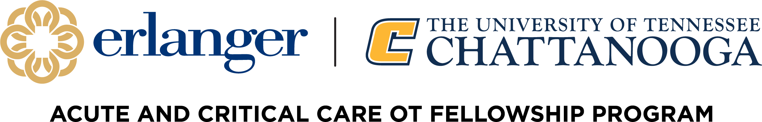 Erlanger UTC Acute and Critical Care Occupational Therapy Fellowship Program logo lockup